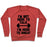 Virgin Teez  Pullover Crewneck Sweatshirt / x-small / Heathered Red I'M NOT HERE TO TALK I'M HERE TO SWEAT CREWNECK SWEATSHIRT