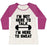 Virgin Teez  Baseball Tee Women's Tri-Blend Baseball Tee / small / Oatmeal / Berry I'M NOT HERE TO TALK I'M HERE TO SWEAT WOMEN'S TRI-BLEND BASEBALL TEE