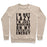 Virgin Teez  Pullover Crewneck Sweatshirt / x-small / Heathered Oatmeal I'M NOT LAZY I'M JUST WORKING ON MY POTENTIAL ENERGY CREWNECK SWEATSHIRT