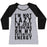 Virgin Teez  Baseball Tee Women's Tri-Blend Baseball Tee / small / Athletic Gray / Black I'M NOT LAZY I'M JUST WORKING ON MY POTENTIAL ENERGY WOMEN'S TRI-BLEND BASEBALL TEE