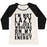 Virgin Teez  Baseball Tee Women's Tri-Blend Baseball Tee / small / Oatmeal / Black I'M NOT LAZY I'M JUST WORKING ON MY POTENTIAL ENERGY WOMEN'S TRI-BLEND BASEBALL TEE