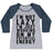 Virgin Teez  Baseball Tee Women's Tri-Blend Baseball Tee / small / Athletic Gray / Navy I'M NOT LAZY I'M JUST WORKING ON MY POTENTIAL ENERGY WOMEN'S TRI-BLEND BASEBALL TEE