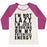 Virgin Teez  Baseball Tee Women's Tri-Blend Baseball Tee / small / Oatmeal / Berry I'M NOT LAZY I'M JUST WORKING ON MY POTENTIAL ENERGY WOMEN'S TRI-BLEND BASEBALL TEE