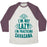 Virgin Teez  Baseball Tee Unisex Tri-Blend Baseball Tee / small / Oatmeal / Maroon I'M NOT LAZY I'M PRACTICING SAVASANA UNISEX TRI-BLEND BASEBALL TEE