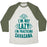 Virgin Teez  Baseball Tee Unisex Tri-Blend Baseball Tee / small / Oatmeal / Moss I'M NOT LAZY I'M PRACTICING SAVASANA UNISEX TRI-BLEND BASEBALL TEE
