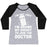 Virgin Teez  Baseball Tee Women's Tri-Blend Baseball Tee / small / Athletic Gray / Black I'M NOT LAZY I'M SAVING MY ENERGY TO JOIN THE DOCTOR WOMEN'S TRI-BLEND BASEBALL TEE