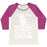 Virgin Teez  Baseball Tee Women's Tri-Blend Baseball Tee / small / Oatmeal / Berry I'M NOT LAZY I'M SAVING MY ENERGY TO JOIN THE DOCTOR WOMEN'S TRI-BLEND BASEBALL TEE