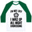 Virgin Teez  Baseball Tee Unisex Classic Baseball Tee / x-small / White/Dark Green I'M NOT LAZY, I WAS UP ALL NIGHT EXORCISING UNISEX CLASSIC BASEBALL TEE