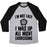 Virgin Teez  Baseball Tee Unisex Tri-Blend Baseball Tee / small / Athletic Gray / Black I'M NOT LAZY, I WAS UP ALL NIGHT EXORCISING UNISEX TRI-BLEND BASEBALL TEE