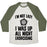 Virgin Teez  Baseball Tee Unisex Tri-Blend Baseball Tee / small / Oatmeal / Moss I'M NOT LAZY, I WAS UP ALL NIGHT EXORCISING UNISEX TRI-BLEND BASEBALL TEE