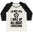 Virgin Teez  Baseball Tee Women's Tri-Blend Baseball Tee / small / Oatmeal / Black I'M NOT LAZY, I WAS UP ALL NIGHT EXORCISING WOMEN'S TRI-BLEND BASEBALL TEE