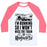 Virgin Teez  Baseball Tee Unisex Classic Baseball Tee / x-small / White/Neon Pink I'M RUNNING SO I WON'T MISS THE TRAIN TO HOGWARTS UNISEX CLASSIC BASEBALL TEE