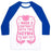 Virgin Teez  Baseball Tee Unisex Classic Baseball Tee / x-small / White/Blue I MADE A CONTRACT WITH THE GYM TO GET FIT UNISEX CLASSIC BASEBALL TEE