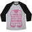 Virgin Teez  Baseball Tee Unisex Tri-Blend Baseball Tee / small / Athletic Gray / Black I MADE A CONTRACT WITH THE GYM TO GET FIT UNISEX TRI-BLEND BASEBALL TEE