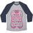 Virgin Teez  Baseball Tee Unisex Tri-Blend Baseball Tee / small / Athletic Gray / Navy I MADE A CONTRACT WITH THE GYM TO GET FIT UNISEX TRI-BLEND BASEBALL TEE