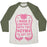 Virgin Teez  Baseball Tee Unisex Tri-Blend Baseball Tee / small / Oatmeal / Moss I MADE A CONTRACT WITH THE GYM TO GET FIT UNISEX TRI-BLEND BASEBALL TEE