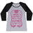 Virgin Teez  Baseball Tee Women's Tri-Blend Baseball Tee / small / Athletic Gray / Black I MADE A CONTRACT WITH THE GYM TO GET FIT WOMEN'S TRI-BLEND BASEBALL TEE