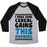 Virgin Teez  Baseball Tee Unisex Tri-Blend Baseball Tee / small / Athletic Gray / Black I MADE SOME CEREAL GAINS THIS MORNING UNISEX TRI-BLEND BASEBALL TEE