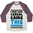 Virgin Teez  Baseball Tee Unisex Tri-Blend Baseball Tee / small / Oatmeal / Maroon I MADE SOME CEREAL GAINS THIS MORNING UNISEX TRI-BLEND BASEBALL TEE