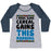 Virgin Teez  Baseball Tee Women's Tri-Blend Baseball Tee / small / Athletic Gray / Navy I MADE SOME CEREAL GAINS THIS MORNING WOMEN'S TRI-BLEND BASEBALL TEE