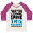 Virgin Teez  Baseball Tee Women's Tri-Blend Baseball Tee / small / Oatmeal / Berry I MADE SOME CEREAL GAINS THIS MORNING WOMEN'S TRI-BLEND BASEBALL TEE