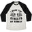 Virgin Teez  Baseball Tee Unisex Tri-Blend Baseball Tee / small / Oatmeal / Black I MAKE THE STREETS MY RUNWAY UNISEX TRI-BLEND BASEBALL TEE