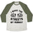 Virgin Teez  Baseball Tee Unisex Tri-Blend Baseball Tee / small / Oatmeal / Moss I MAKE THE STREETS MY RUNWAY UNISEX TRI-BLEND BASEBALL TEE