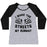 Virgin Teez  Baseball Tee Women's Tri-Blend Baseball Tee / small / Athletic Gray / Black I MAKE THE STREETS MY RUNWAY WOMEN'S TRI-BLEND BASEBALL TEE