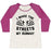 Virgin Teez  Baseball Tee Women's Tri-Blend Baseball Tee / small / Oatmeal / Berry I MAKE THE STREETS MY RUNWAY WOMEN'S TRI-BLEND BASEBALL TEE