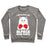 Virgin Teez  Pullover Crewneck Sweatshirt / x-small / Heathered Gray I MAY BE CUTE BUT ALPACA MEAN PUNCH! CREWNECK SWEATSHIRT