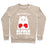 Virgin Teez  Pullover Crewneck Sweatshirt / x-small / Heathered Oatmeal I MAY BE CUTE BUT ALPACA MEAN PUNCH! CREWNECK SWEATSHIRT