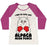 Virgin Teez  Baseball Tee Women's Tri-Blend Baseball Tee / small / Oatmeal / Berry I MAY BE CUTE BUT ALPACA MEAN PUNCH! WOMEN'S TRI-BLEND BASEBALL TEE