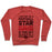 Virgin Teez  Pullover Crewneck Sweatshirt / x-small / Heathered Red I MAY NOT BE A FOOTBALL STAR (BUT DON'T GET BETWEEN ME AND CAKE) CREWNECK SWEATSHIRT