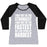 Virgin Teez  Baseball Tee Women's Tri-Blend Baseball Tee / small / Athletic Gray / Black I MAY NOT BE THE STRONGEST WOMEN'S TRI-BLEND BASEBALL TEE