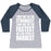 Virgin Teez  Baseball Tee Women's Tri-Blend Baseball Tee / small / Athletic Gray / Navy I MAY NOT BE THE STRONGEST WOMEN'S TRI-BLEND BASEBALL TEE