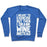 Virgin Teez  Pullover Crewneck Sweatshirt / x-small / Heathered Blue I MEANT TO EXERCISE CREWNECK SWEATSHIRT