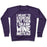 Virgin Teez  Pullover Crewneck Sweatshirt / x-small / Purple I MEANT TO EXERCISE CREWNECK SWEATSHIRT