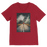 VIRGIN TEEZ Men T-Shirts Red / Unisex / S I Walk Alone Premium V-Neck T-Shirt