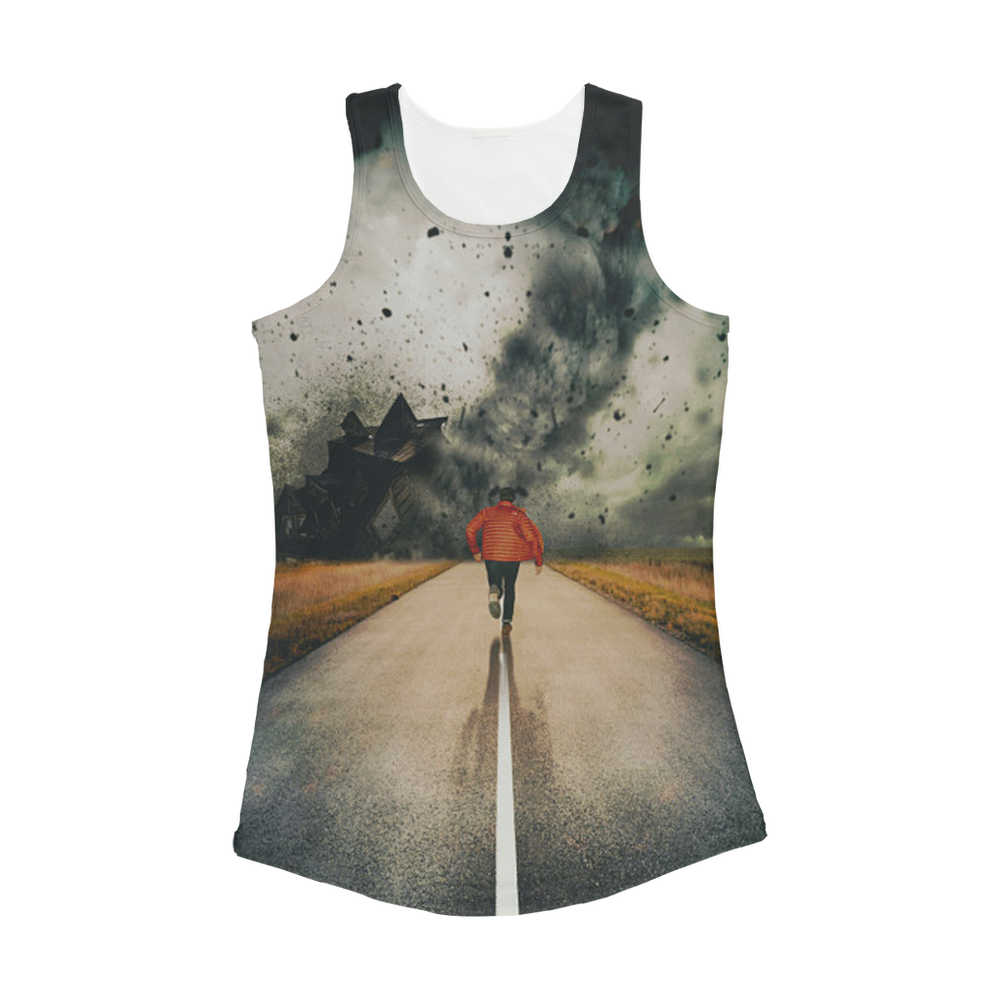 VIRGIN TEEZ Women Tank top White / XS I Walk Alone Women Performance Tank Top