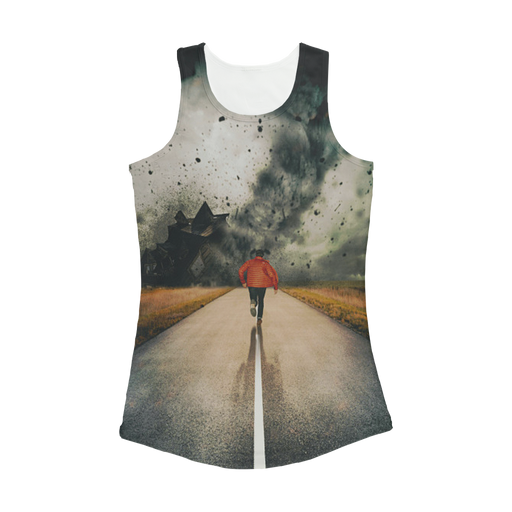 VIRGIN TEEZ Women Tank top White / XS I Walk Alone Women Performance Tank Top