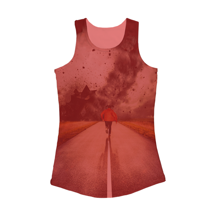 VIRGIN TEEZ Women Tank top Electric Pink / XS I Walk Alone Women Performance Tank Top