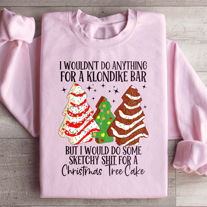 I Would Do Sketchy Stuff For A Christmas Tree Cake
