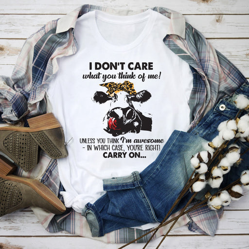 I Dont Care What You Think Of Me