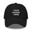 Personalized Embroidered Dad Hat, Premium Adjustable Customized Text Dad Hat, Embroidery With Your Own Text, Handmade Baseball Cap