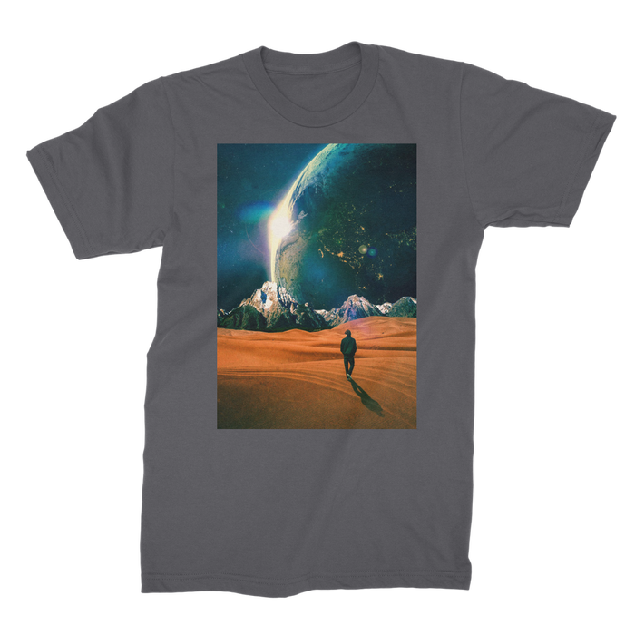 VIRGIN TEEZ Men T-Shirts Dark Grey / Male / S In the Middle of No where Premium Jersey Men's T-Shirt