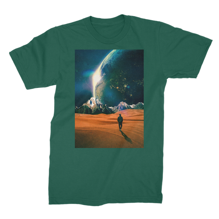 VIRGIN TEEZ Men T-Shirts Dark Green / Male / S In the Middle of No where Premium Jersey Men's T-Shirt