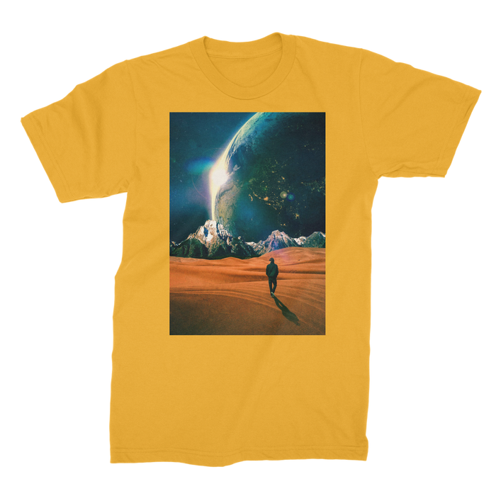 VIRGIN TEEZ Men T-Shirts Gold / Male / S In the Middle of No where Premium Jersey Men's T-Shirt