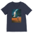VIRGIN TEEZ Men T-Shirts Navy / Unisex / S In the Middle of No where Premium V-Neck T-Shirt