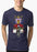 M Nidal Khan T-shirt SMALL / Purple Infinity Half Sleeves Melange T-shirt