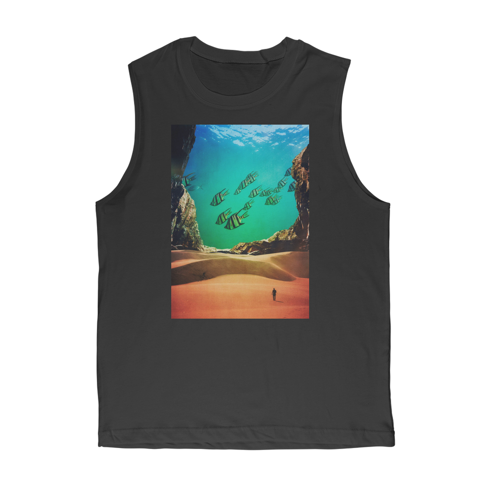 VIRGIN TEEZ Tank Top Black / Unisex / S Inside the Cave Premium Adult Muscle Top